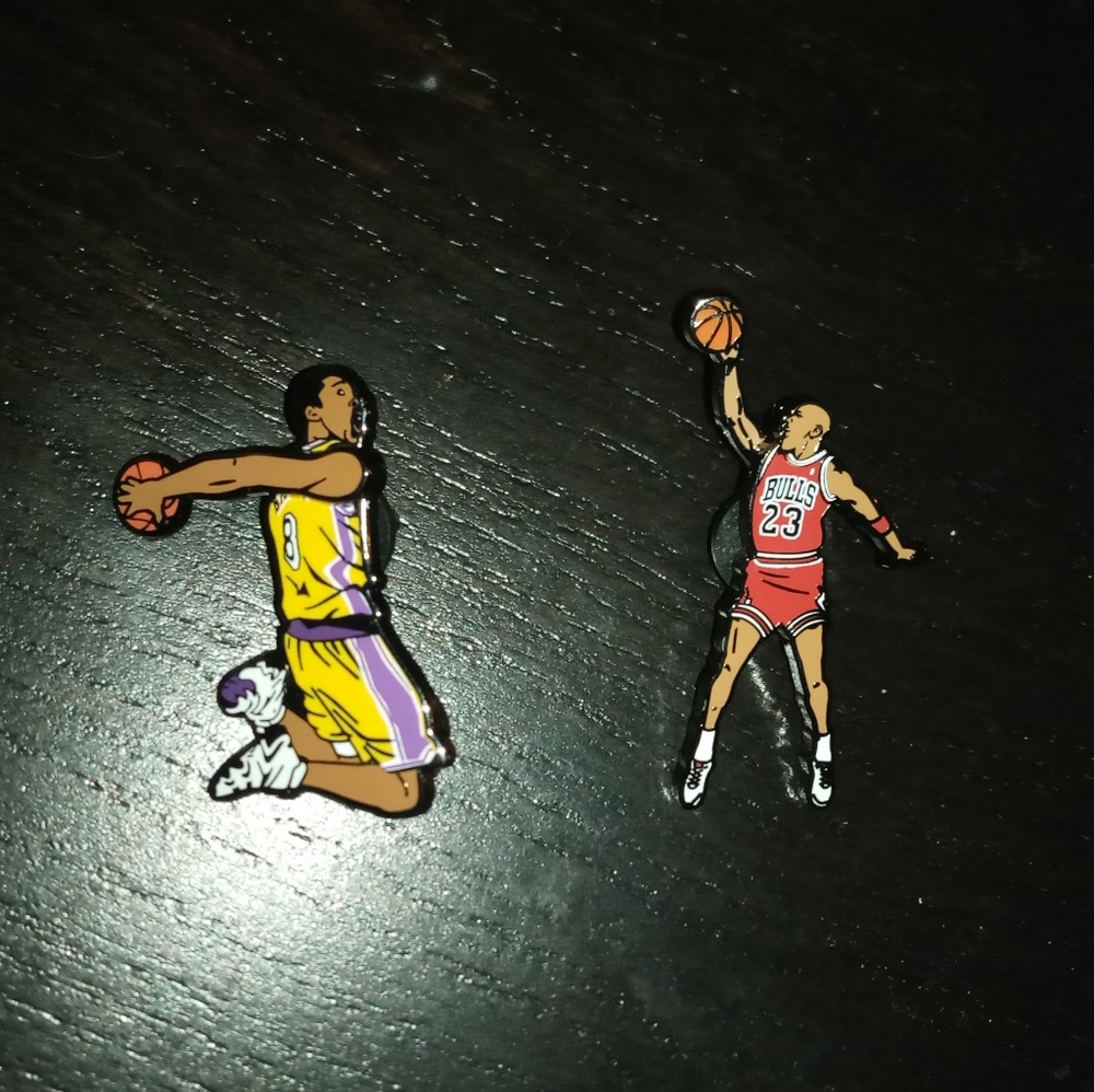 Jordan & Kobe Pins
